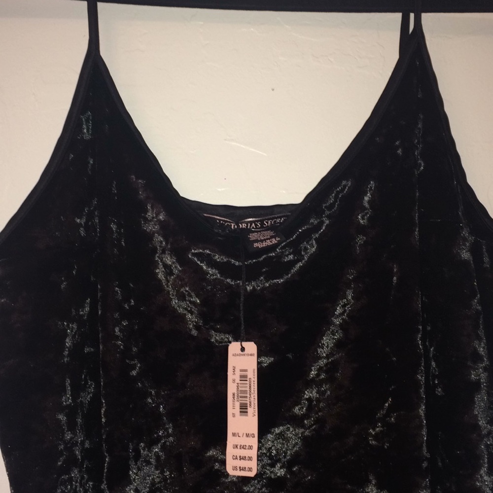 Black velvet victoria’s secret gown